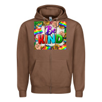 Chestnut Western Be Kind LGBTQ Tumbler Zipper Hoodie - BundleAndBundleShop