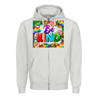 Dove Grey Western Be Kind LGBTQ Tumbler Zipper Hoodie - BundleAndBundleShop