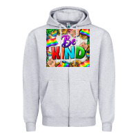 Heather Grey Western Be Kind LGBTQ Tumbler Zipper Hoodie - BundleAndBundleShop
