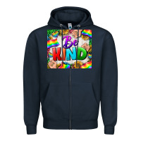 Navy Western Be Kind LGBTQ Tumbler Zipper Hoodie - BundleAndBundleShop