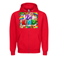 Red Western Be Kind LGBTQ Tumbler Zipper Hoodie - BundleAndBundleShop