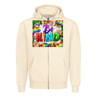 Sandshell Western Be Kind LGBTQ Tumbler Zipper Hoodie - BundleAndBundleShop