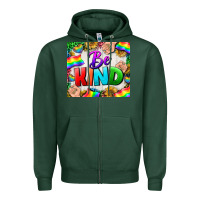 Sports Green Western Be Kind LGBTQ Tumbler Zipper Hoodie - BundleAndBundleShop
