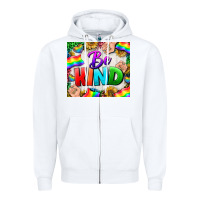White Western Be Kind LGBTQ Tumbler Zipper Hoodie - BundleAndBundleShop