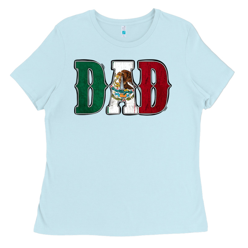 Mexican Flag Dad Ladies Tee by Jasminsmagicworld | Teevron