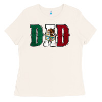 Bone Mexican Flag Dad Ladies Tee - Jasminsmagicworld