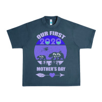 Midnight Navy Our First Baby Mama Mother s Day Urban Heavy Tee - Bettercallsaul