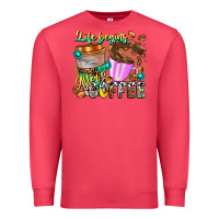 Cardinal Life Begins After Coffee Premium Sweatshirt - CowhideDigitalArt