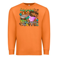 Carrot Life Begins After Coffee Premium Sweatshirt - CowhideDigitalArt