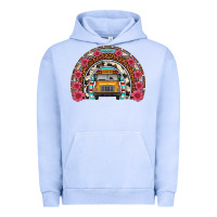 Pigment Grape Ice school bus leopard cowhide rainbow Urban Hoodie - Artiststas