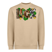 Mushroom Western luck St. Patrick's Day Heavyweight Sweatshirt - CowGirlArtShop