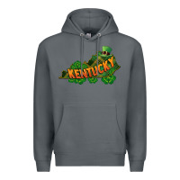 Rock Kentucky map St. Patrick's Day Premium Hoodie - FaDigitalArtStudio