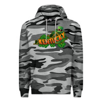 Slate Camo Kentucky map St. Patrick's Day Premium Hoodie - FaDigitalArtStudio