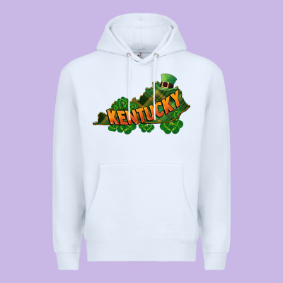 Kentucky Map St. Patrick's Day Premium Hoodie Designed By Fadigitalartstudio