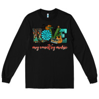Black Western love my country music Long Sleeve Tee - HowdyJamesFarm