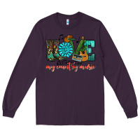 Plum Western love my country music Long Sleeve Tee - HowdyJamesFarm
