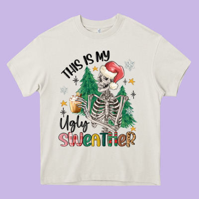 This Is My Ugly Heavy Core Tee Designed By Maliassmallbusiness