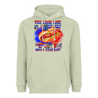 Matcha You Look Like 4th of july makes me hot dog want a Heavyweight Hoodie - CowhideDigitalArt