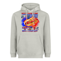 Moon Dust You Look Like 4th of july makes me hot dog want a Heavyweight Hoodie - CowhideDigitalArt