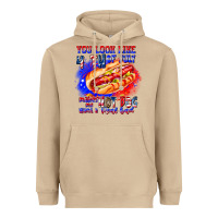 Mushroom You Look Like 4th of july makes me hot dog want a Heavyweight Hoodie - CowhideDigitalArt