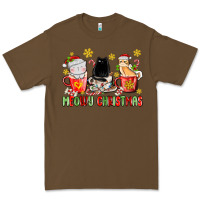 Cacao meowy christmas cats coffee cups Premium Tee - MaliasSmallBusiness