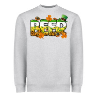 Heather Grey St. Patrick's Day beer Heavyweight Sweatshirt - CowGirlArtShop