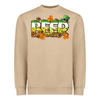 Mushroom St. Patrick's Day beer Heavyweight Sweatshirt - CowGirlArtShop