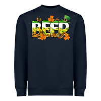 Navy St. Patrick's Day beer Heavyweight Sweatshirt - CowGirlArtShop