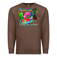 Chestnut name flying into 100 days of school Premium Sweatshirt - CowhideDigitalArt