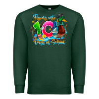 Sports Green name flying into 100 days of school Premium Sweatshirt - CowhideDigitalArt