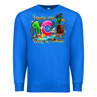 True Royal name flying into 100 days of school Premium Sweatshirt - CowhideDigitalArt