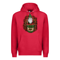 Cardinal gnomes with coffee christmas Premium Hoodie - RanaPortraitStore