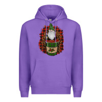 Purple gnomes with coffee christmas Premium Hoodie - RanaPortraitStore