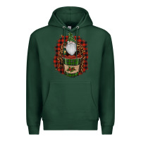 Sports Green gnomes with coffee christmas Premium Hoodie - RanaPortraitStore