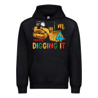Black i'm 4 and digging it Urban Hoodie - Artiststas