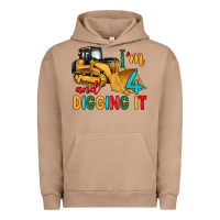 Pigment Burro i'm 4 and digging it Urban Hoodie - Artiststas