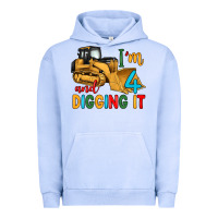 Pigment Grape Ice i'm 4 and digging it Urban Hoodie - Artiststas