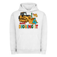 Pigment Lunar Rock i'm 4 and digging it Urban Hoodie - Artiststas