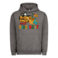 Pigment Tornado i'm 4 and digging it Urban Hoodie - Artiststas