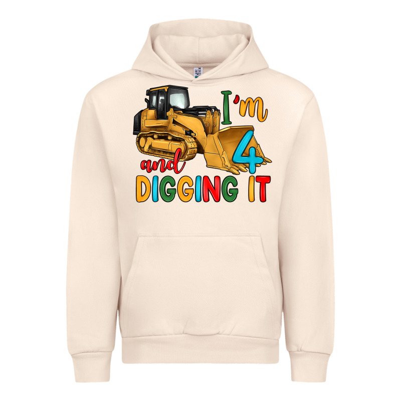 I'm 4 And Digging It Urban Hoodie by Artiststas | Teevron