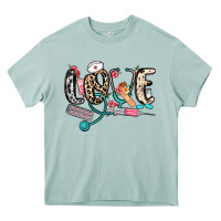 Arona love nurse Heavy Core Tee - NancyCooperArtShop