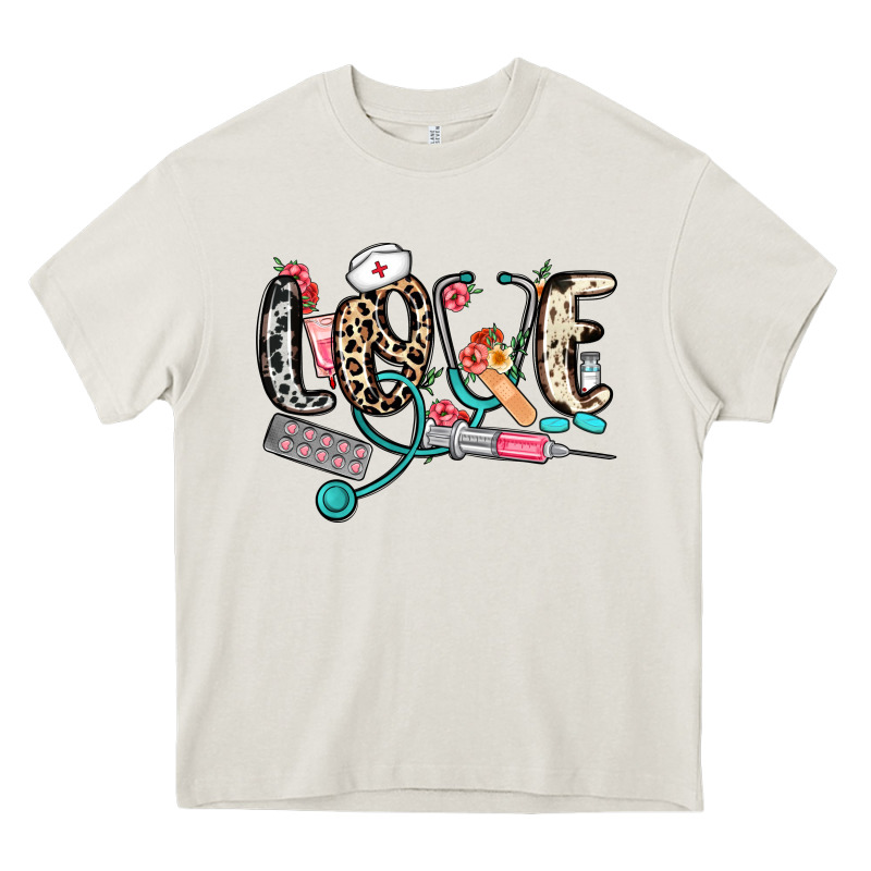 Love Nurse Heavy Core Tee by NancyCooperArtShop | Teevron