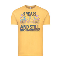 Vintage Mustard 9 Years And Still Enjoying The Ride Vintage Tee - Bettercallsaul