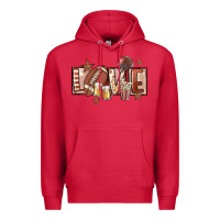 Cardinal football love Premium Hoodie - FaDigitalArtStudio