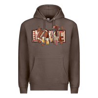 Coffee football love Premium Hoodie - FaDigitalArtStudio