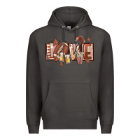 Smoke football love Premium Hoodie - FaDigitalArtStudio