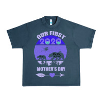 Midnight Navy Our First Baby Mama Mother s Day Urban Heavy Tee - Bettercallsaul