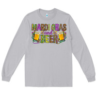 Moon Dust mardi gras and beer hjf Long Sleeve Tee - HowdyJamesFarm