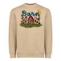 Mushroom Barn mom sunflower mother's day Heavyweight Sweatshirt - HowdyJamesFarm