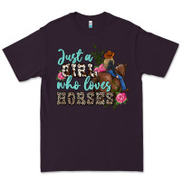 Just A Girl Who Loves Horses Premium Tee | Teevron